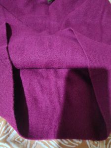 Burgundy Pullover Sweater