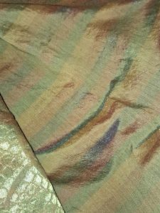 Silk Saree with Gold Border