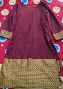 Maroon Kurti For Women