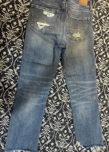 American Eagle High-Waisted Straight-Leg Jeans