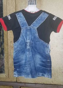 Baby Denim Dungaree Combo 3