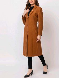 Elegant Brown Trench Coat
