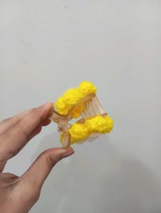 Handmade Crochet Flower Hair Clip