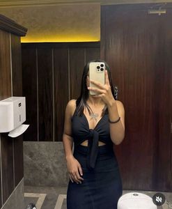 Black Ribbed Tie-Front Mini Dress