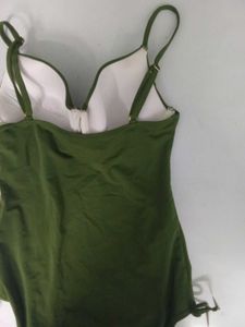 Esha Swimming Wear Olive Colour