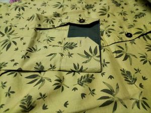 Printed Yellow Green New Shirt