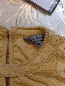 Lace Top with Cutout Detail