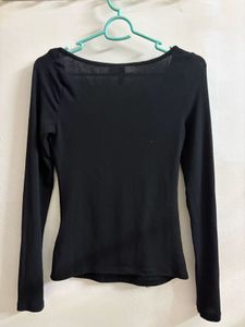 Black Long Sleeve Top