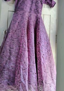 💜 women&#39;s Lavender full flair gown🔥 princess