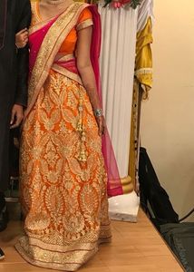 Designer Net Lehenga Choli With Dupatta