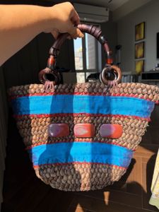 boho Woven Tote Bag