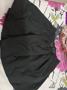 Pleated A-Line Skater Skirt