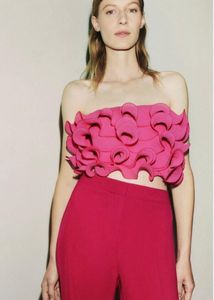 ZARA CROP TOP IN L Size New With Tags