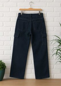 Black Cargo Jeans