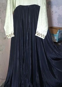 Black Silk Heavy Gown