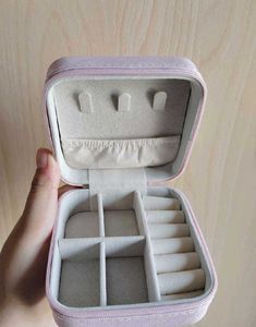 Pink Travel Jewelry Box