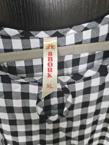 High Low Checkered Dress