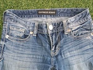 Express Jeans Stella Low Rise Flare