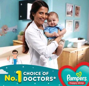 small size Pampers of 120 pants + 3 free diapers