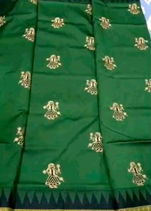 Green Ethnic Saree