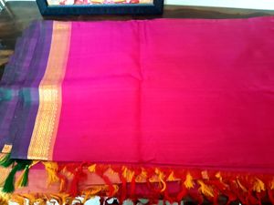 New Pure Mysore Silk Sare With Blouse Material