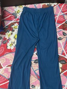Blue Wide Leg Pants