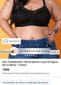 Clovia Black Cotton Bra