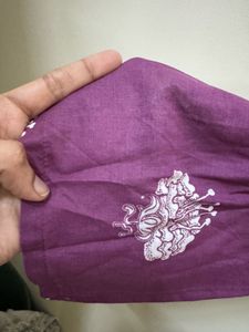 Purple Elegant Kurta Set