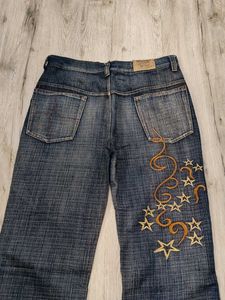 Ma638 Orange Bootcut Jeans Waist 30
