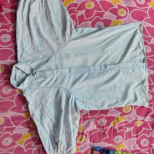 Tokyo Talkies Oversize Korean Style Denim Top