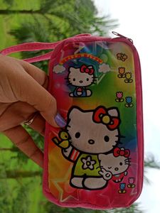 Cute Pink Kitty Purse