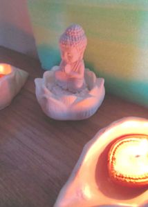 Candle with Holder