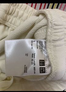 combo of White and olive Casual Pants