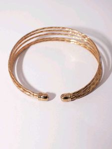18k Gold Multi-Row Cuff Bracelet