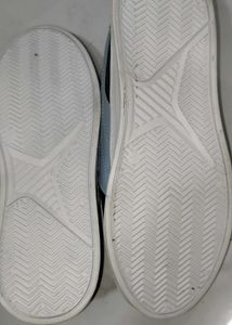 Stylish White &amp; Black Sneakers
