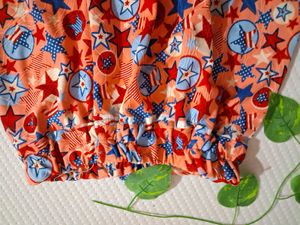 Printed Skirt (Knee Length)
