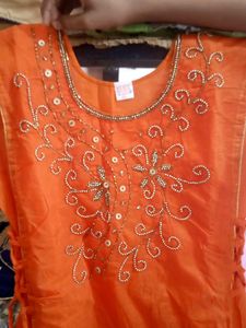 A line women kurti dress