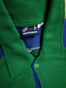 Green &amp; Blue Polo Shirt