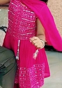Rose Pink Kurta Set New