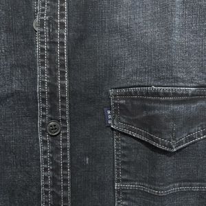 Black Denim Shirt