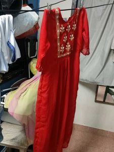 Red Kurti Umbrella   Type