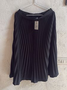 Pleated Black Skirt