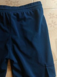 Navy Blue Cargo Sweatpants