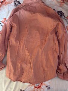 Men&#39;s Peach Casual Shirt