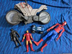 Marvel Avengers Toy Bundle - Spider-Man, Iron Man