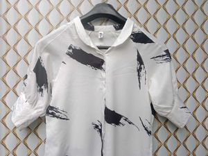 New With Tag Korean Satin Printed Shirt