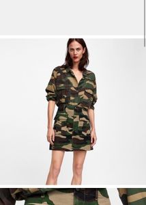 Authentic Zara Premium Demin mini skirt