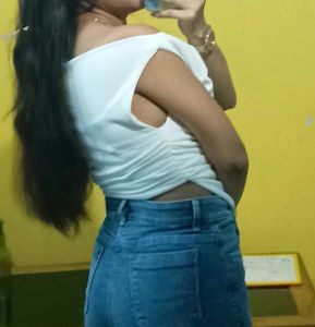 White Cowl Neck Tank