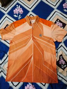 Orange Patterned T-Shirt