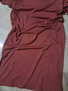 Turtleneck Ribbed Bodycon Dress